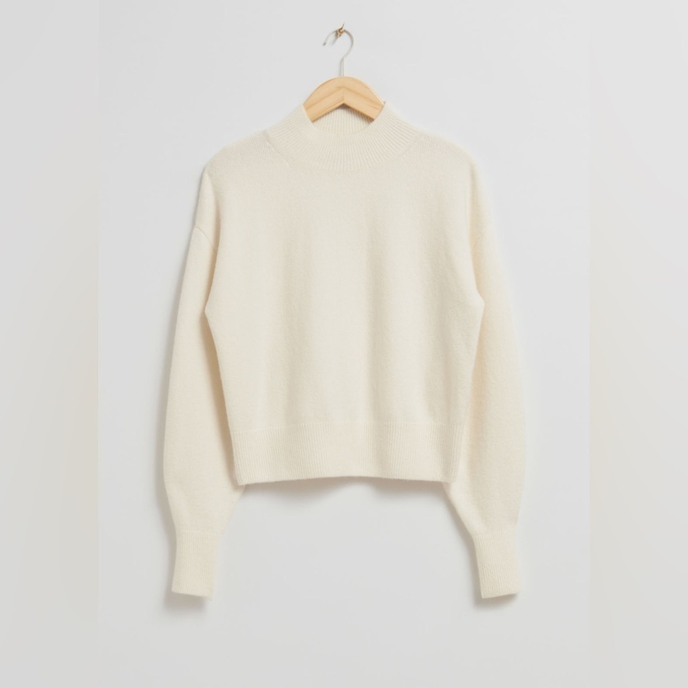 Paris Atelier & Other Stories Mock-Neck Sweater Women’s Size Small